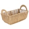 Simplify Vertical Weave Small Shelf Storage Basket with Round Handles 30127 - alternate 1